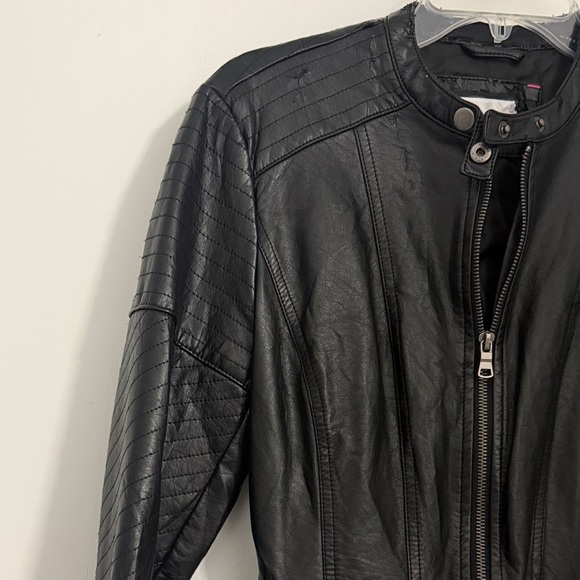 xhilaration Black Leather Women's Jacket - Picture 3 of 7